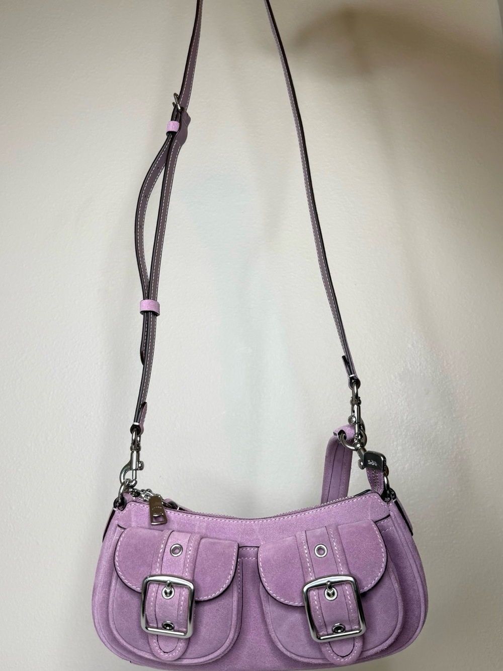 Coach Ashton Violet/Silver Bag - Picture 7 of 10